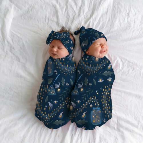 Catching Fireflies Bamboo Swaddle Blanket