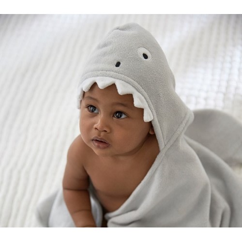 Gray Shark Nursery Wrap