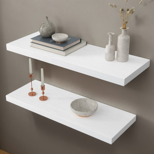 Latitude Run® Elbur Manufactured Wood Floating Shelves & Reviews | Wayfair