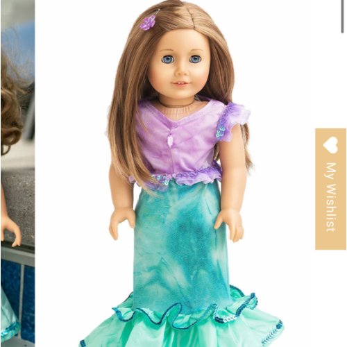 Doll Dress Magical Mermaid