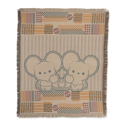 Tandemaus Maushold Household Jacquard Throw Blanket | Pokémon Center Official Site