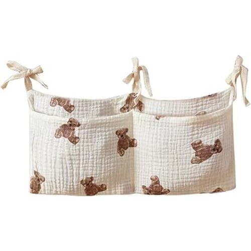 Baby Bedside Hanging Bags Storage Organizer Milk Bottle Toy Crib Baby Nappy-Bag Bed-Bunk Organizing Bag