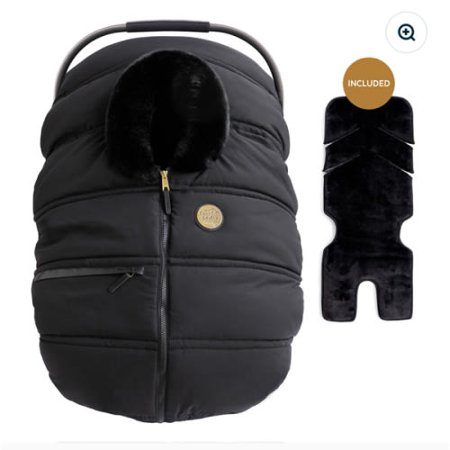 Deluxe Set: 3-Season Car Seat Cover & Insulated Backing (-30°C to 15°C)