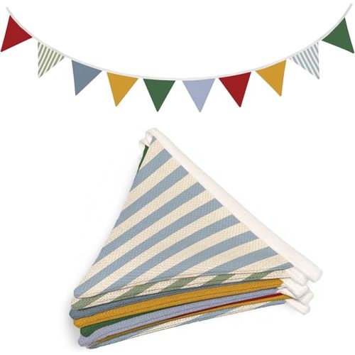 Playroom Wall Decor Pennant Banner Flags 5.5Ft