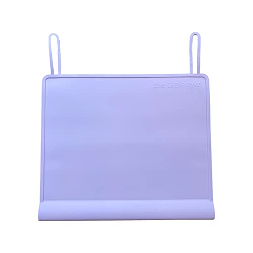 The Table Tyke Silicone Placemats for Toddlers with Patented Edge Bumper | Kids Placemats Non Slip Travel Ready | Baby Placemat BPA Free for Restaurant Dining Table | Lilac