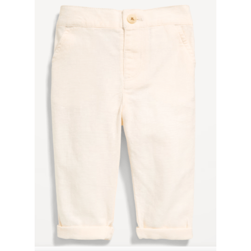 Linen Pants
Color- creme de al creme
size- 6-12 months