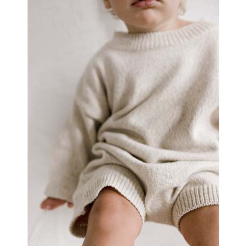 ‘ Oatmeal ‘ Knit Playsuit