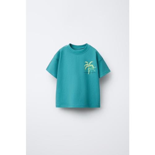 PRINTED T-SHIRT - Ecru | ZARA United States