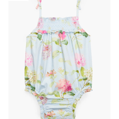 The Baby Kendall Bubble - Hydrangea Chintz