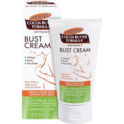 Palmer's Cocoa Butter Formula Bust Cream for Pregnancy Skin Care with Vitamin E, 4.4 oz. (Pack of 3)