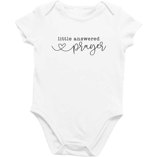 Printique Organic Cotton Baby Onesie - Infant Bodysuit, Soft Breathable Newborn Outfit, Unisex Baby Clothes, Snap Closure