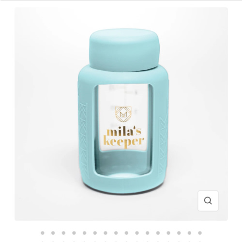 Mila’s Keeper Glass Breast Milk Bottles (Set of 2)