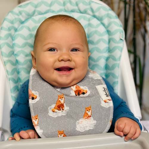 Baby Bib: Timeless Prints – Marley's Monsters