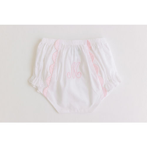 Diaper Cover – Pink Scallops