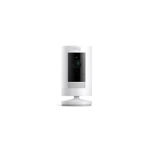 Ring Camera (Stick Up Cam), Weather-Resistant Home or Business HD Security Camera, Live View, Color Night Vision, Two-Way Talk, Motion Alerts, Works with Alexa, White