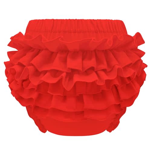 Olreco Baby Bloomers Diaper Covers for Girls Ruffle Bloomers for Toddler Girls Diaper Cover Baby Girl Shorts Infant Underwear