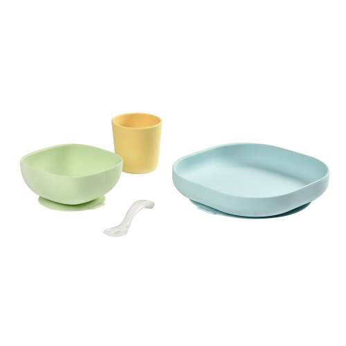 Silicone Suction Meal Set- Pastel