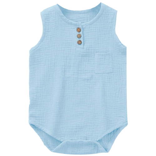 MEZZALL Baby Boys Bodysuit One-Pieces Onesies Summer Sleeveless Romper Jumpsuit O-neck Soft Breathable Casual Outfits Toddler Dailywear Cute / 0-3 Months