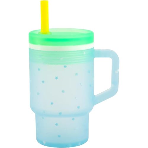 Infantino My 1st Tumbler 9 Oz Silicone Sippy Cup, Blue Stars