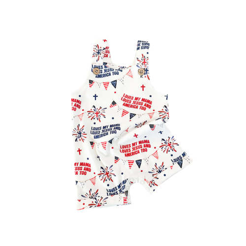 Loves Jesus & America Too Overalls – OUR HOUSE ABOVE