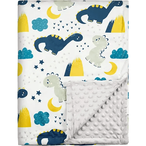 Soarwg Kids Baby Blanket Unisex Newborn, Super Soft Comfy Dinosaur Blanket, for Toddler Baby Nursery Bed Blankets Stroller Crib Shower Gifts, 30 x 40 Inch