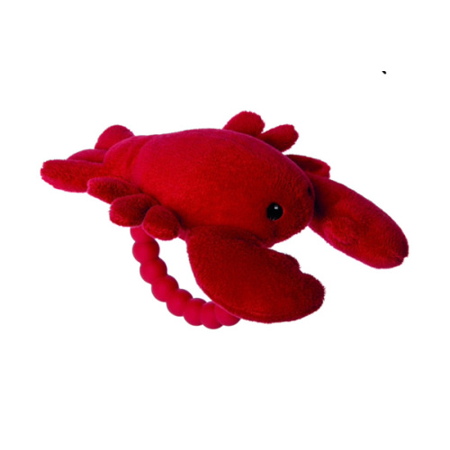 Lobbie Lobster Teether Rattle – 6" - Mary Meyer Stuffed Toys