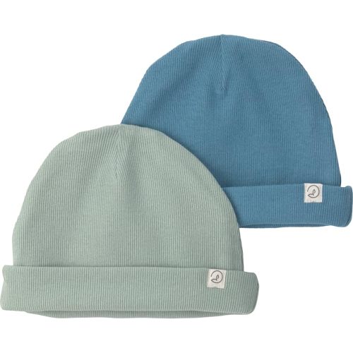 Little Planet by Carter's Unisex Baby 2-Pack Caps Made with Organic Cotton
