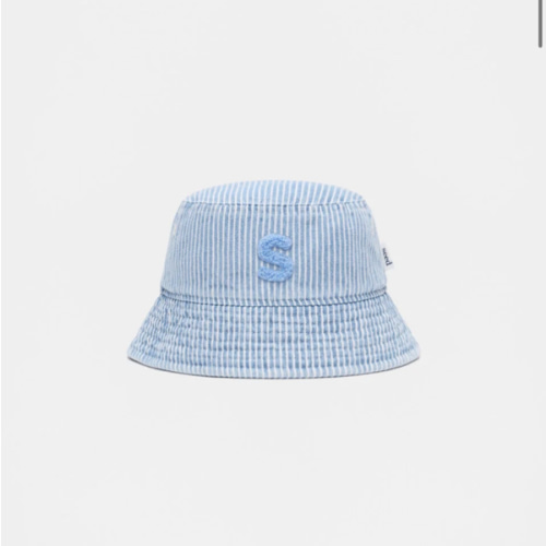 Blue Mini Initial Bucket Hat | Seed Heritage