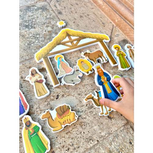 Quiet Nativity Set (a Christmas bath toy!)