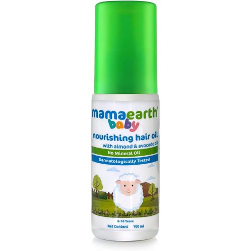 Mamaearth Baby Hair Oil with Almond & Avocado Oil, 100ml