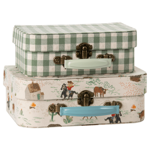 Suitcase set, 2 pcs - Pony - Maileg USA