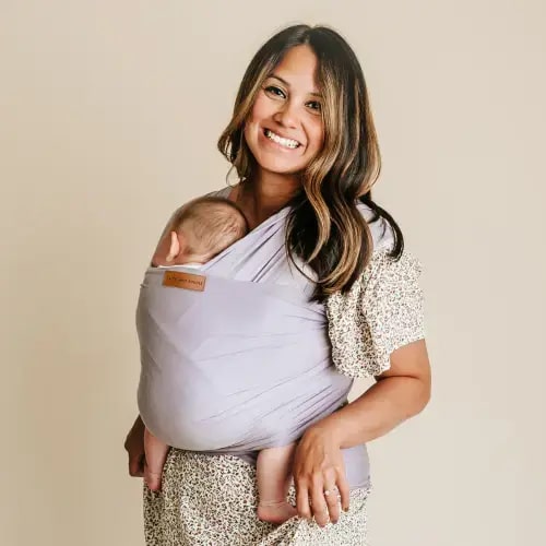 Tuck and Bundle Wrap - lavender grey