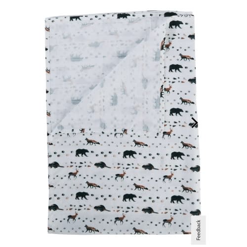 Mud Tracks Baby Swaddle