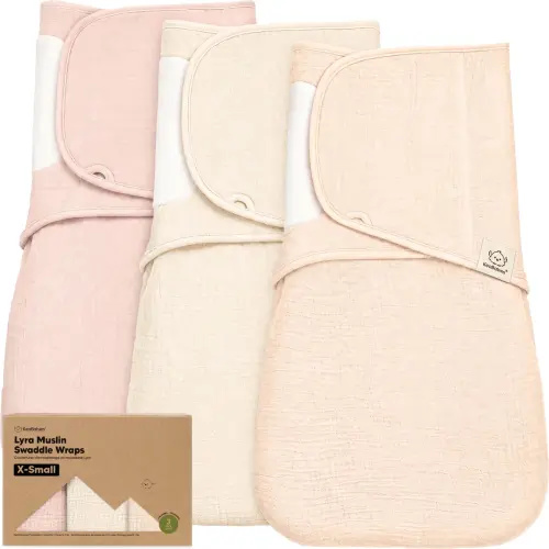 3-Pack Lyra Muslin Swaddle Wraps