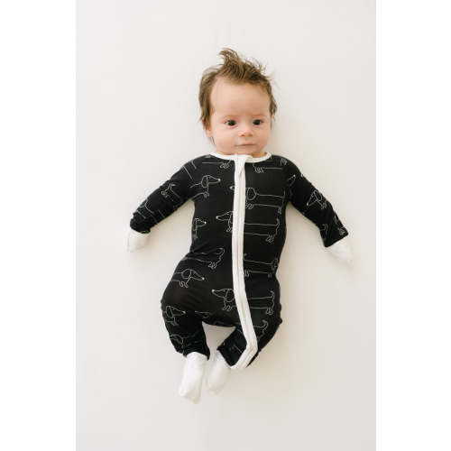 Black Dachshund Bamboo Sleeper