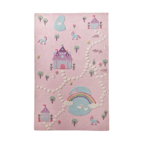 Unicorn Castle Performance Play Rug