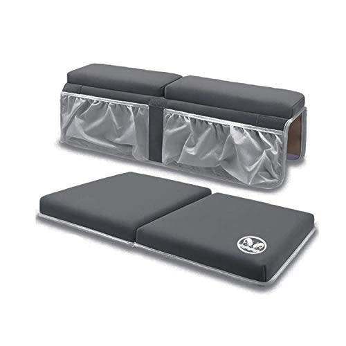 AIKVSXER MSEVC Hilynssher Baby Bath Kneeler and Elbow Rest Set-Ultra 2.0? Thick Cushion, None Slip Extra Large 4 Section Cups and 4 Large Storage Pockets, Fast Dry, Easy Storage, Portable, Great Gift