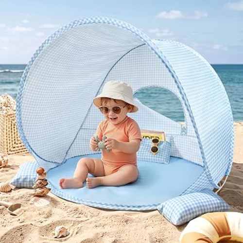 Tiny Land Baby Beach Tent, 2026 New Pop Up UPF 50+ Sun Protection