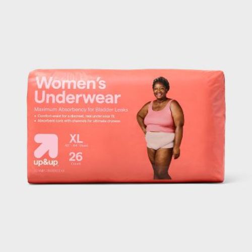 Incontinence Underwear for Women - Unscented - Maximum Absorbency - up&up™