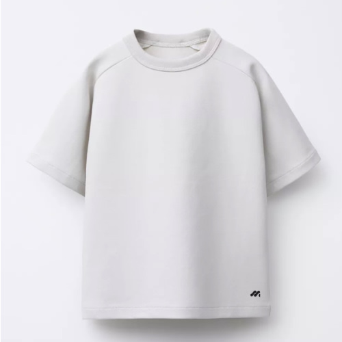 INTERLOCK LOGO T-SHIRT - Stone | ZARA United States