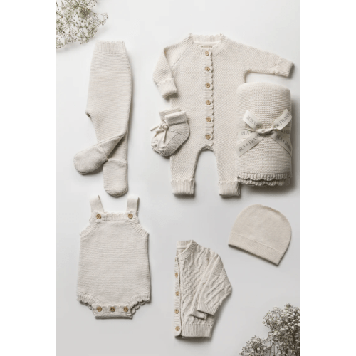 Organic Cotton Ultimate New Baby Bundle - Oat