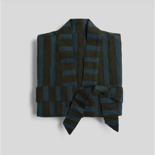 Linen Stripe Robe
