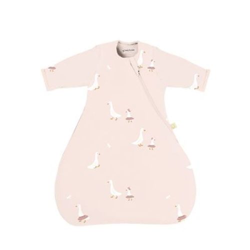 günamüna® Baby Bamboo Rayon with DIAPER-ZiPPER Long Sleeve Transitional Swaddle 1.0 TOG - Tutu Goose - 3-6M