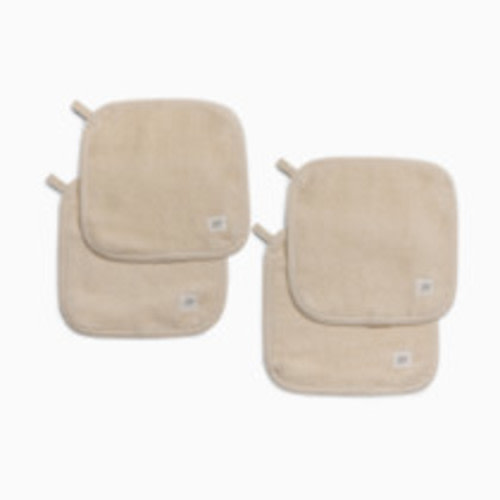 Tiny Kind Organic Washcloths 4 Pack - Antique White