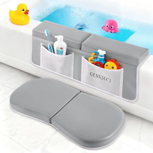 Bath Kneeler and Elbow Kneeling Rest Pad for Toddle Bathing Parents, Extra Thick Kneeling Pad for Kids Bath Time