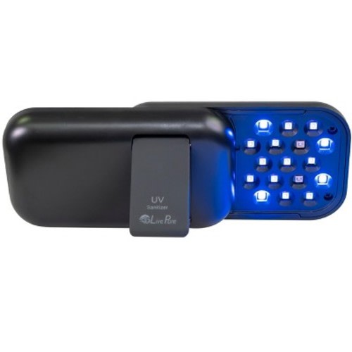 LivePure Handheld UV Light Sanitizer. Portable UV Light for Disinfecting Room, Kitchen, Car, Bathroom, Household Surfaces. Travel Size UV Sanitizer