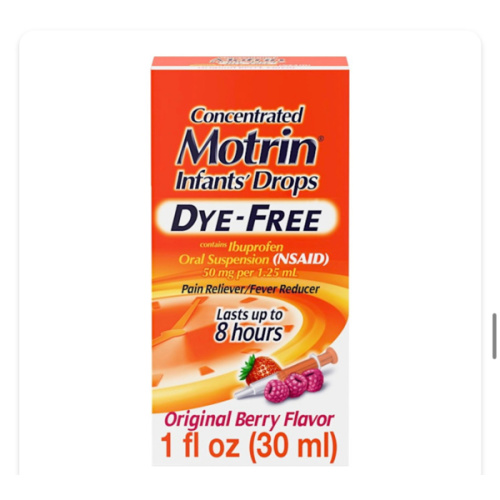 Motrin Infants' Oral Suspension Concentrated Liquid Medicine Drops