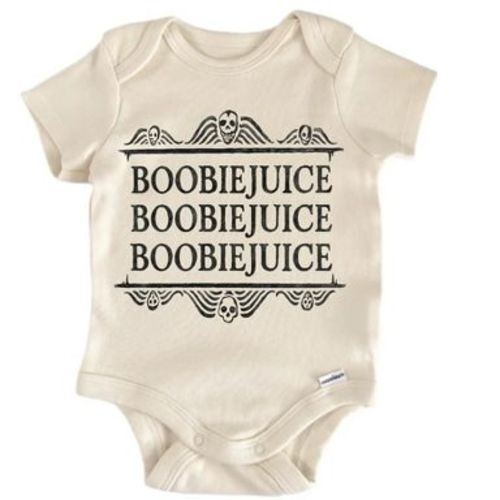Boobiejuice Movie Horror Newborn Baby Bodysuit Natural 6-9 Months