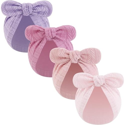 LIDHAY Newborn Baby Bow Knot Turban Hat Infant Hospital Hat Cotton Head Wrap Beanie Cap for Toddler Boys Girls 0-12 Months
