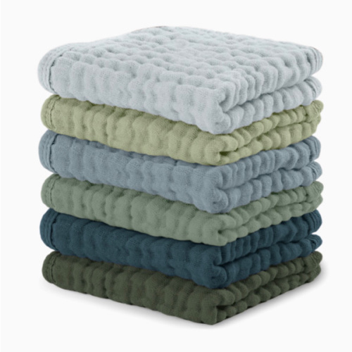 Amazon.com : Comfy Cubs Muslin Baby Washcloths 6 Pack - Soft 6-Layer Cotton Wash Cloths for Sensitive Skin - 10"x10" Large, Gentle, Absorbent Infant Essentials for Newborn and Toddlers - Fern : Baby